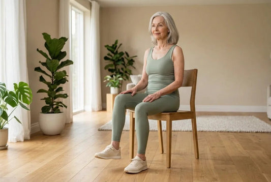 15-Minute Low-Impact Movement for Women Over 60 - ChairYogaEase