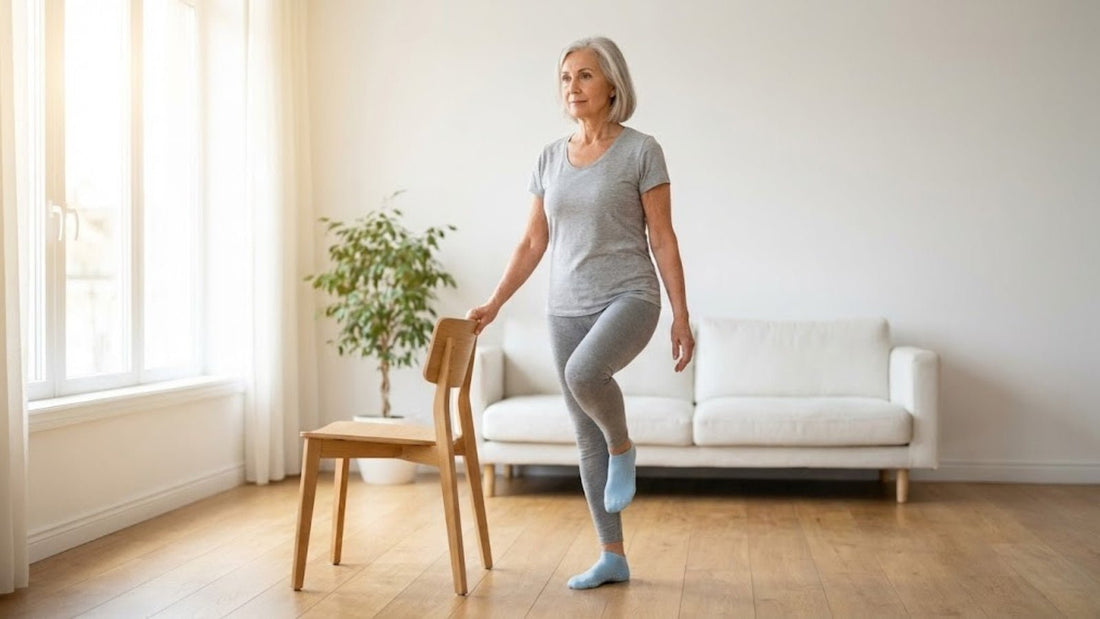 7 Simple Balance Exercises Every Senior Should Do at Home - Chair Yoga Ease