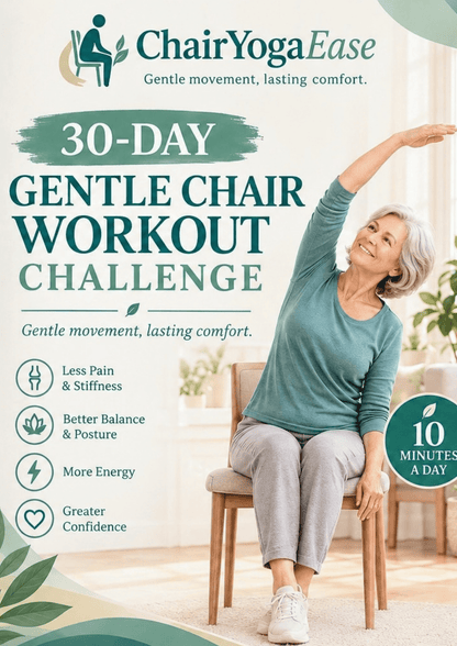 30-Day Gentle Chair Workout Challenge for Seniors - ChairYogaEase